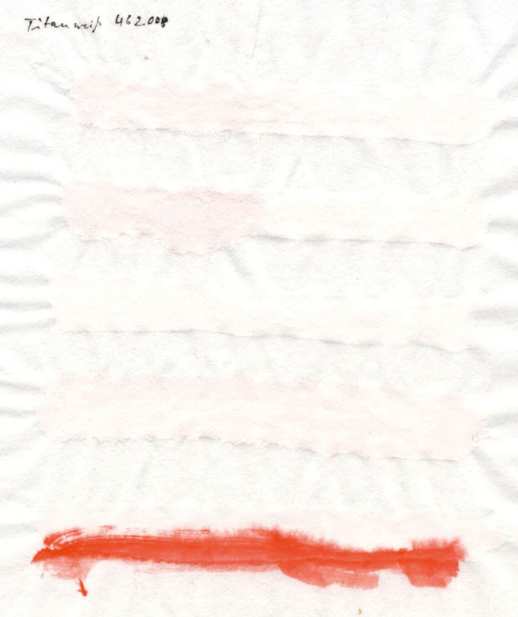 Kremer akvarel - titanově bílý rutil (plast, 3 x 1,8 x 1 cm)